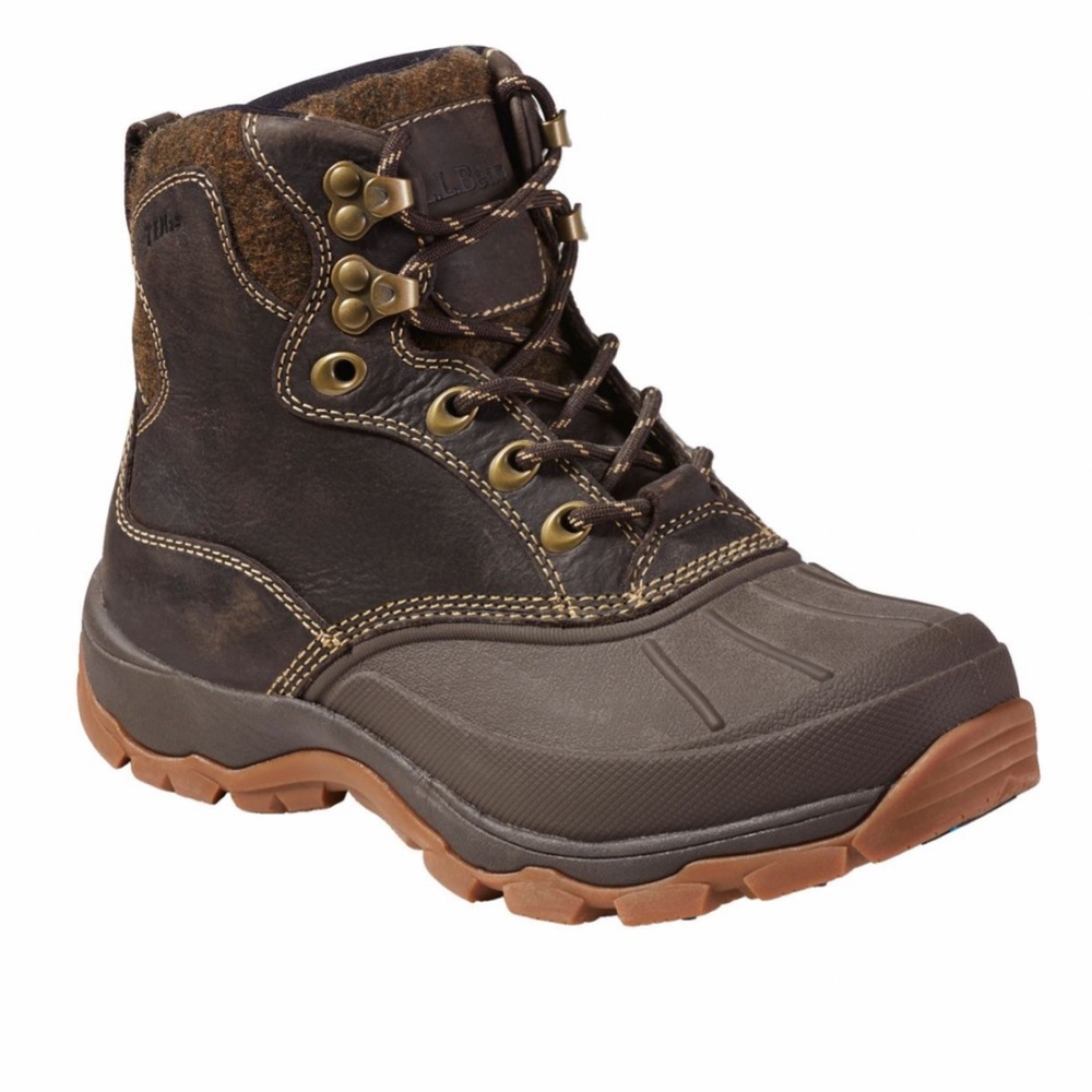 L.L. Bean Women's Brown and Tan Waterproof Hiking Boot